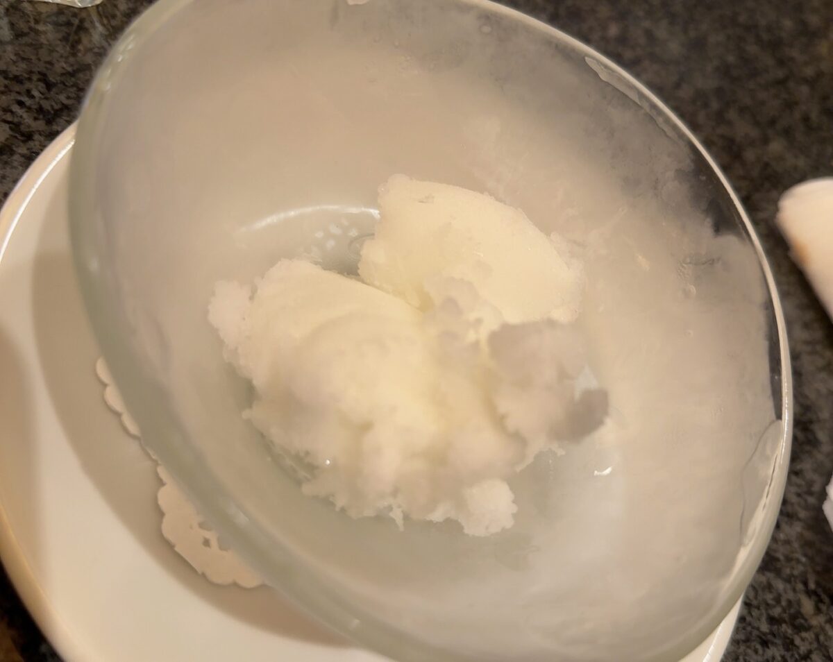 シャンパンシャーベット